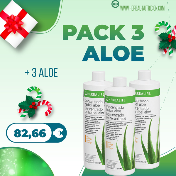 Pack 3 bebidas de Aloe Herbalife